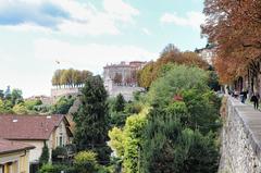 San Giacomo Bastion of Venetian Walls in Bergamo, Italy