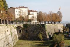 Photo of the San Giacomo Bastion on the Venetian Walls in Bergamo, Italy