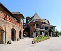 Casina delle Civette exterior at Villa Torlonia in Rome