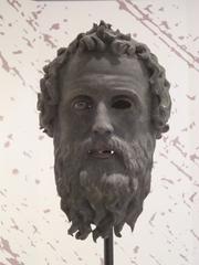 Bronze statue likely depicting Antisthenes