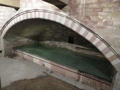 Fonte di San Nicolò monument in Assisi, Italy, part of Italy's cultural heritage