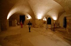 Ruins of ancient Roman forum in Assisi