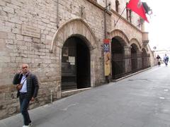 Foro Romano Museum entrance with laundry