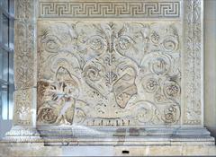 Vegetal motif on the Ara Pacis altar in Rome