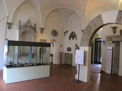 Ground floor room in the State Museum of Medieval and Modern Art, Italy