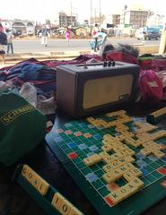 People playing Scrabble in Nairobi