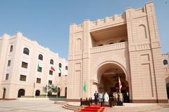 President of Brazil meeting with King Hamad bin Isa Al Khalifa in Manama, Bahrain