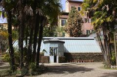 Botanical garden in Siena, Tuscany