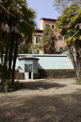 Botanical garden in Siena, Italy