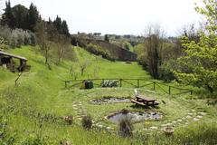 Panoramic view of the Orto Botanico di Siena