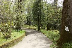 Botanical garden in Siena, Tuscany