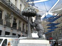 Statue of the Bear and the Strawberry Tree in Puerta del Sol, Madrid