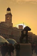 Puerta del Sol square in Madrid, Spain