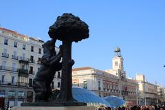 panoramic view of Madrid cityscape