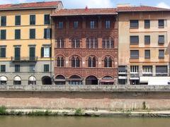 Pisa Palazzo Agostini historical medieval building