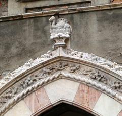 Palazzo Borromeo Milan 15th century portal