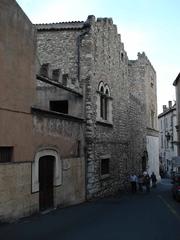 Palazzo Corvaja, gothic-style palace, side view