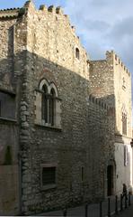 Side view of Palazzo Corvaja in Taormina, Italy