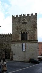 Tower of Palazzo Corvaja in Taormina, Italy