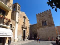 Facade of Santa Caterina a Taormina church