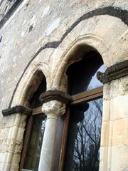 Gothic bifora of Palazzo Duchi di Santo Stefano in Taormina