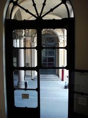 entrance lobby of Palazzo Dugnani in Milan