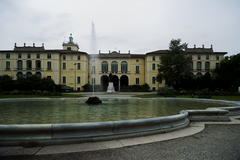 Palazzo Dugnani in Montanelli Gardens, Italy