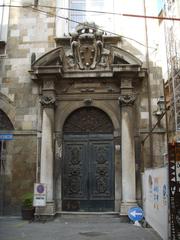 Rear facade portal of Palazzo Gambacorti