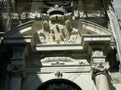 Palazzo Gambacorti retro with Medici coat of arms