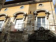 Rear facade of Palazzo Gambacorti in Pisa