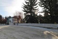 Heritage Park in Calgary on a busy day