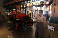 Historic vehicles at Heritage Park Calgary