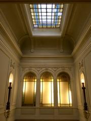 grand staircase of the Palazzo Zuckermann Museum in Padua