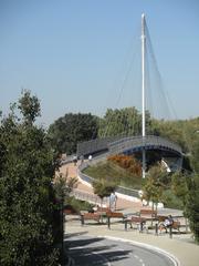 Ponte parco bridge in a park landscape