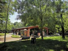 bocce court in Parco Vittorio Formentano in Milan