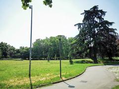 Parco Vittorio Formentano in Milan on a warm May day