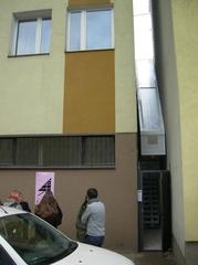 The Keret House in Warsaw, Poland