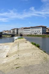 Arno River in Florence on June 15, 2013