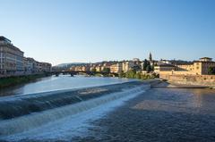 Arno River in Florence on June 16, 2013