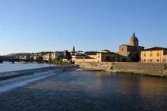 Arno River in Florence with scenic view