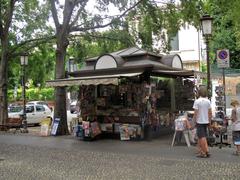 newsstand in Piazza Capitaniato, Padova, Italy