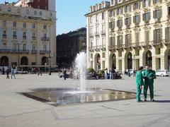 Fountain at Piazza Castello in Turin