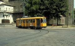 Turin ATM SL 18 streetcar in Piazza Castello, Torino