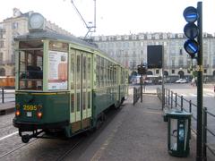 Historical tram in Turin