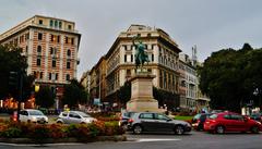 Corvetto Square in Genoa, Italy