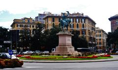 Corvetto Square in Genoa, Italy