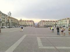 Grande Place in Cuneo, Italy