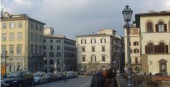 Piazza Goldoni in Trieste with surrounding architecture