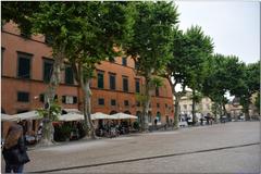 Piazza Napoleone in Lucca, Italy