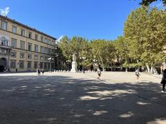 Piazza Napoleone in Lucca, Italy